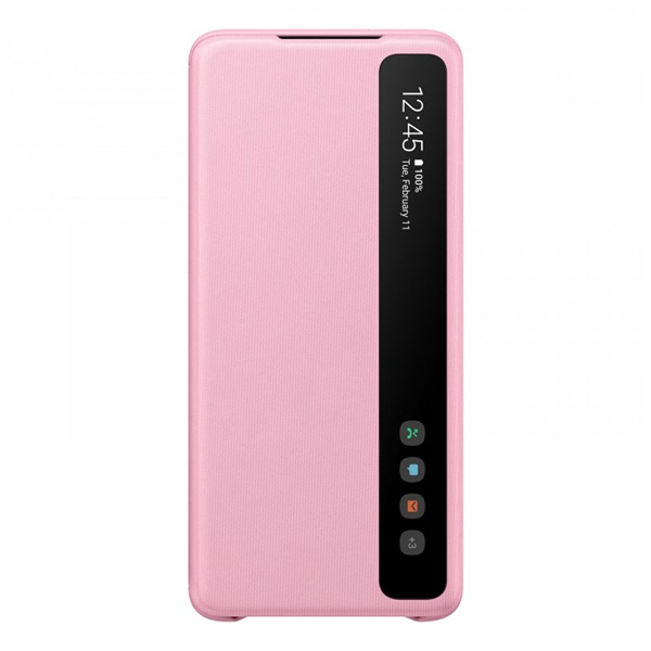 Чехол Samsung для Galaxy S20+ Smart Clear View Cover (EF-ZG985CPEGRU) Pink