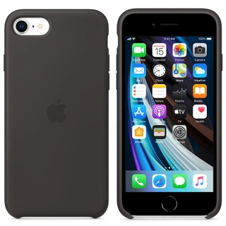 Чехол Apple для iPhone SE Silicone Case (MXYH2ZM/A) Black