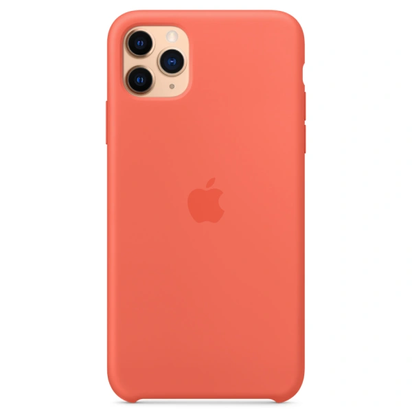 Қап Apple iPhone 11 Pro Max Silicone Case (MX022ZM/A) Clementine үшін - фото 4