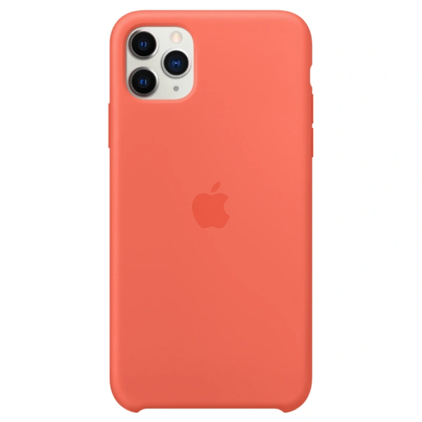 Қап Apple iPhone 11 Pro Max Silicone Case (MX022ZM/A) Clementine үшін - фото 3