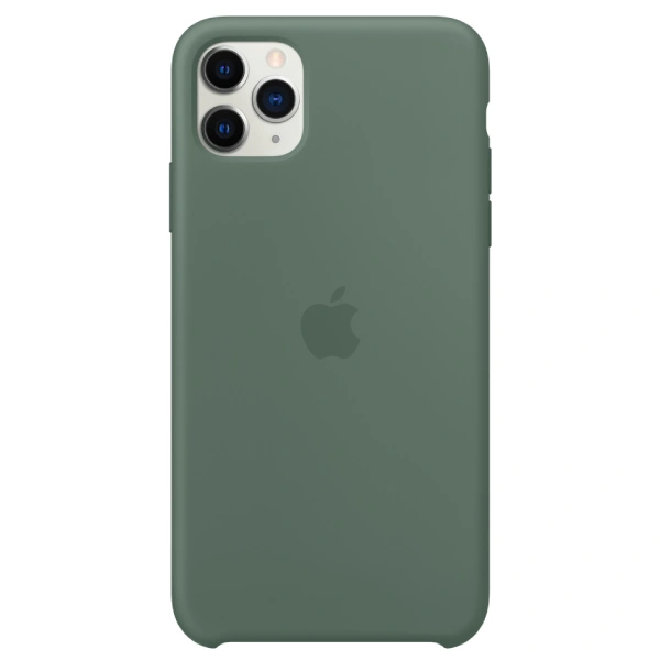 Чехол Apple для iPhone 11 Pro Max Silicone Case (MX012ZM/A) Pine Green - фото 3