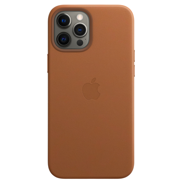 Чехол Apple для iPhone 12 Pro Max Leather Case with MagSafe (MHKL3) Saddle Brown