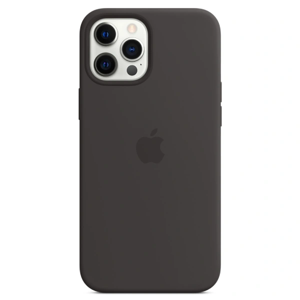 Чехол Apple для iPhone 12 Pro Max Silicone Case with MagSafe (MHLG3) Black - фото 4