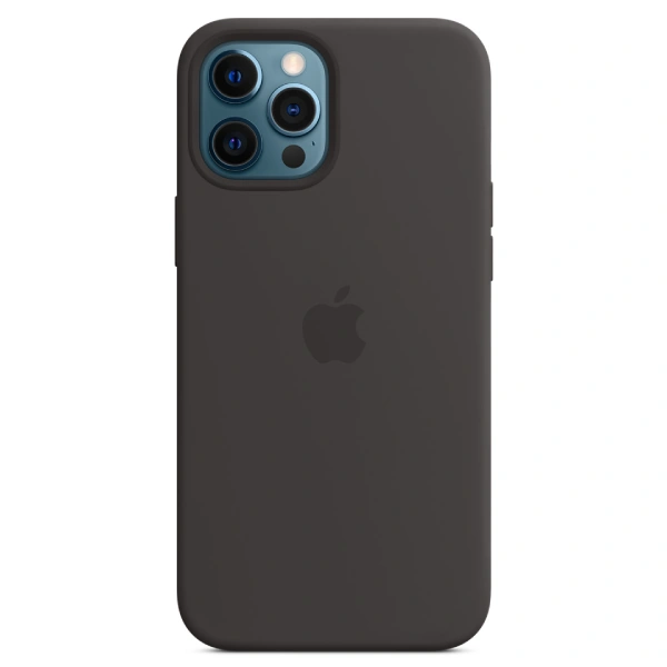 Чехол Apple для iPhone 12 Pro Max Silicone Case with MagSafe (MHLG3) Black - фото 2