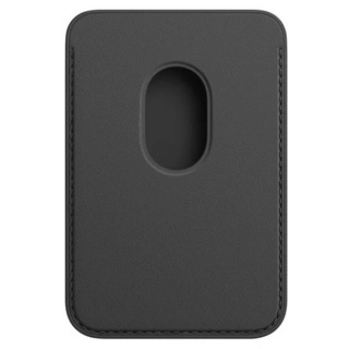 Чехол-бумажник Apple для iPhone Leather Wallet with MagSafe (MHLT3) Black