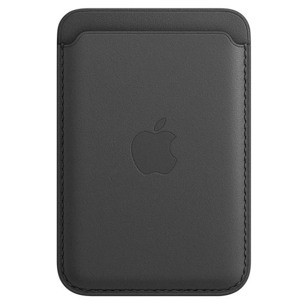 Чехол-бумажник Apple для iPhone Leather Wallet with MagSafe (MHLT3) Black