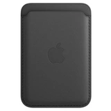 Чехол-бумажник Apple для iPhone Leather Wallet with MagSafe (MHLT3) Black