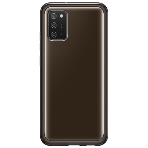 Чехол Samsung для Galaxy A02s Soft Clear Cover (EF-QA025TBEGRU) Black