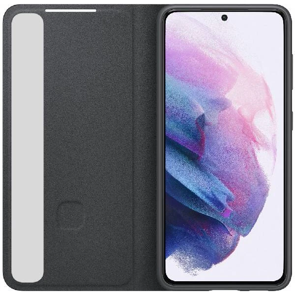 Чехол Samsung для Galaxy S21 Smart Clear View Cover (EF-ZG991CBEGRU) Black - фото 5