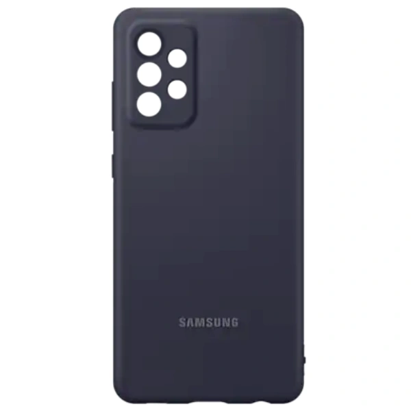 Чехол Samsung для Galaxy A72 Silicone Cover (EF-PA725TBEGRU) Black - фото 3