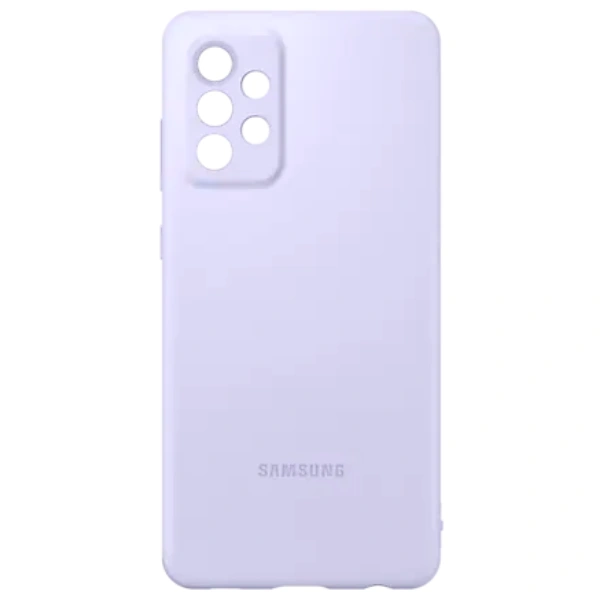 Чехол Samsung для Galaxy A72 Silicone Cover (EF-PA725TVEGRU) Violet - фото 3