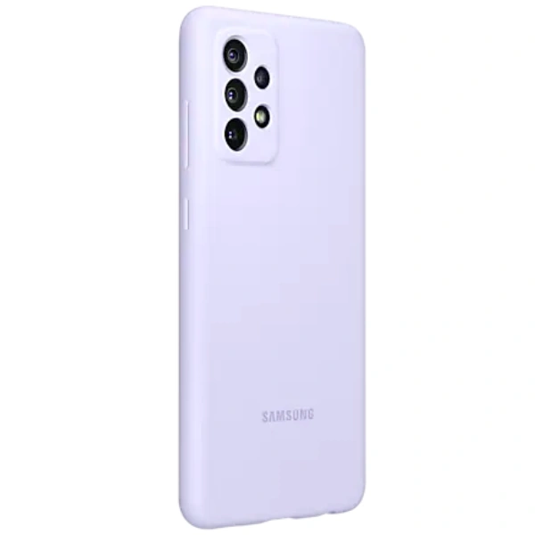 Чехол Samsung для Galaxy A72 Silicone Cover (EF-PA725TVEGRU) Violet - фото 2