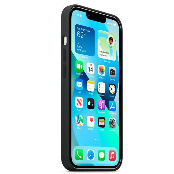 Чехол Apple для iPhone 13 Silicone Case with MagSafe (MM2A3ZM/A) Midnight - фото 7