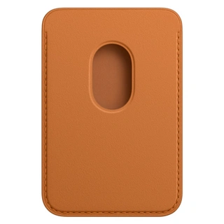 Чехол-бумажник Apple для iPhone Leather Wallet with MagSafe (MM0Q3ZM/A) Golden Brown