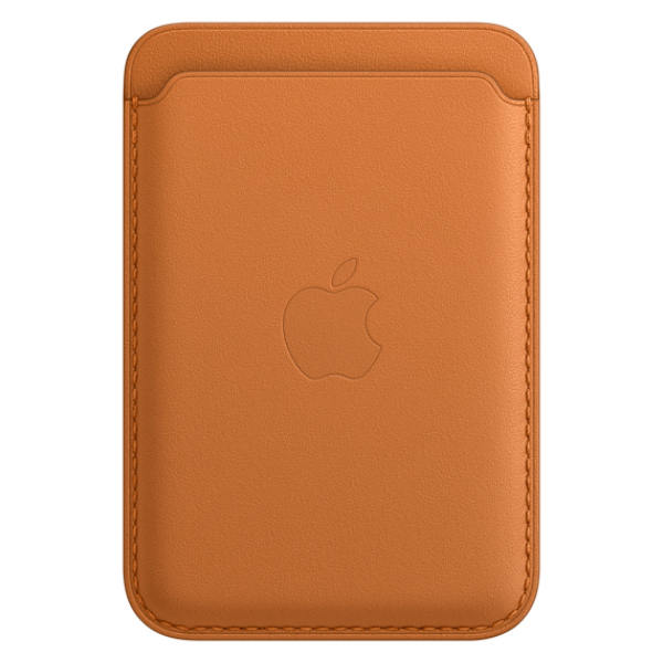 Чехол-бумажник Apple для iPhone Leather Wallet with MagSafe (MM0Q3ZM/A) Golden Brown