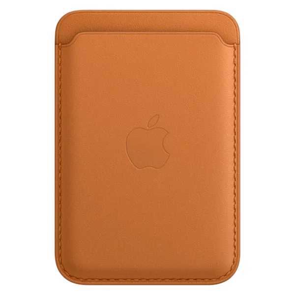 Чехол-бумажник Apple для iPhone Leather Wallet with MagSafe (MM0Q3ZM/A) Golden Brown