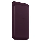 Чехол-бумажник Apple для iPhone Leather Wallet with MagSafe (MM0T3ZM/A) Dark Cherry - фото 2