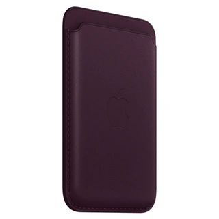 Чехол-бумажник Apple для iPhone Leather Wallet with MagSafe (MM0T3ZM/A) Dark Cherry