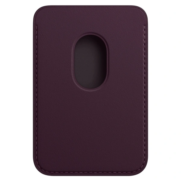 Чехол-бумажник Apple для iPhone Leather Wallet with MagSafe (MM0T3ZM/A) Dark Cherry - фото 3