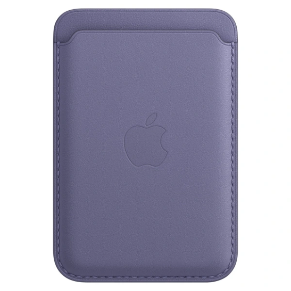Чехол-бумажник Apple для iPhone Leather Wallet with MagSafe (MM0W3ZM/A) Wisteria