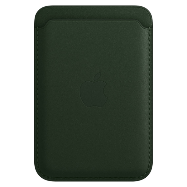 Чехол-бумажник Apple для iPhone Leather Wallet with MagSafe (MM0X3ZM/A) Sequoia Green