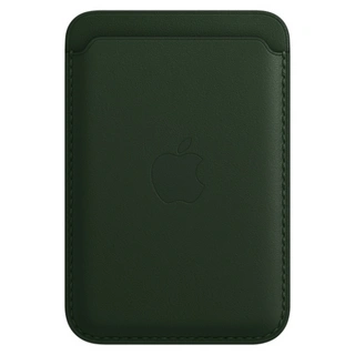 Чехол-бумажник Apple для iPhone Leather Wallet with MagSafe (MM0X3ZM/A) Sequoia Green