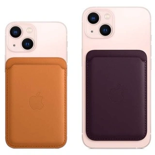 Чехол-бумажник Apple iPhone Leather Wallet with MagSafe (MM0Y3ZM/A) Midnight үшін