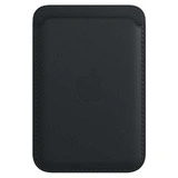 Чехол-бумажник Apple iPhone Leather Wallet with MagSafe (MM0Y3ZM/A) Midnight үшін