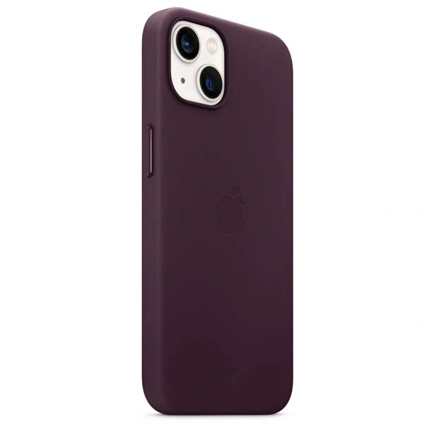 Чехол Apple для iPhone 13 Leather Case with MagSafe (MM143ZM/A) Dark Cherry - фото 6