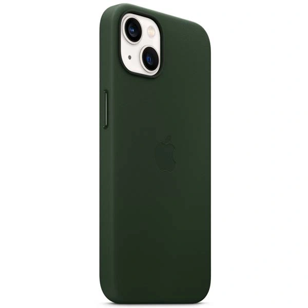 Чехол Apple для iPhone 13 Leather Case with MagSafe (MM173ZM/A) Sequoia Green - фото 6