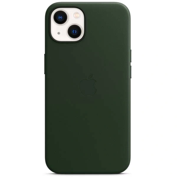 Чехол Apple для iPhone 13 Leather Case with MagSafe (MM173ZM/A) Sequoia Green