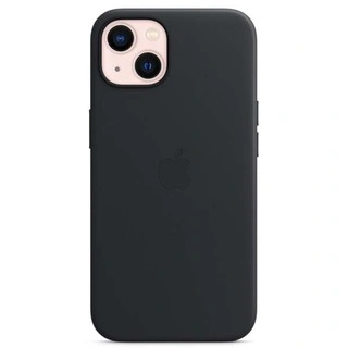 Қап Apple iPhone 13 Leather Case with MagSafe (MM183ZM/A) Midnight үшін