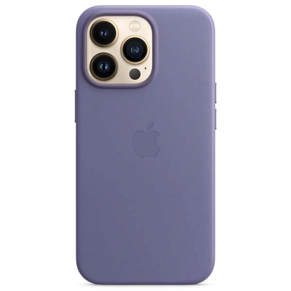 Чехол Apple для iPhone 13 Pro Leather Case with MagSafe (MM1F3ZM/A)  Wisteria - фото 3