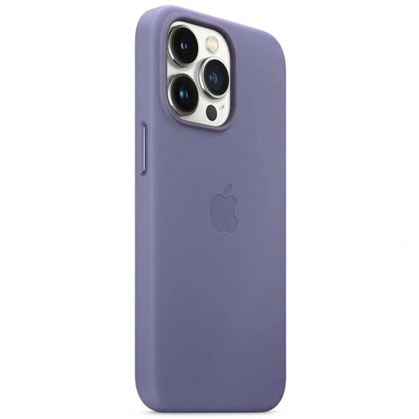 Чехол Apple для iPhone 13 Pro Leather Case with MagSafe (MM1F3ZM/A)  Wisteria - фото 5