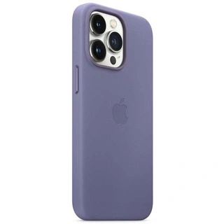 Чехол Apple для iPhone 13 Pro Leather Case with MagSafe (MM1F3ZM/A)  Wisteria