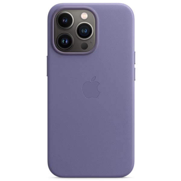 Чехол Apple для iPhone 13 Pro Leather Case with MagSafe (MM1F3ZM/A)  Wisteria
