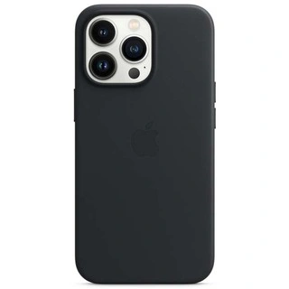 Чехол Apple для iPhone 13 Pro Leather Case with MagSafe (MM1H3ZM/A) Midnight