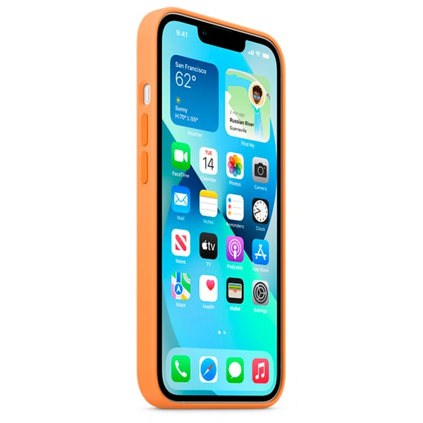 Чехол Apple для iPhone 13 Silicone Case with MagSafe (MM243ZM/A) Marigold - фото 7