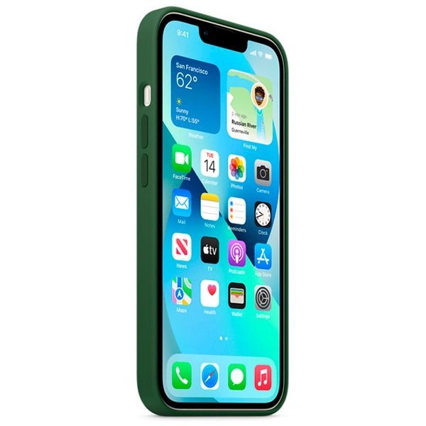 Чехол Apple для iPhone 13 Silicone Case with MagSafe (MM263ZM/A) Clover - фото 7
