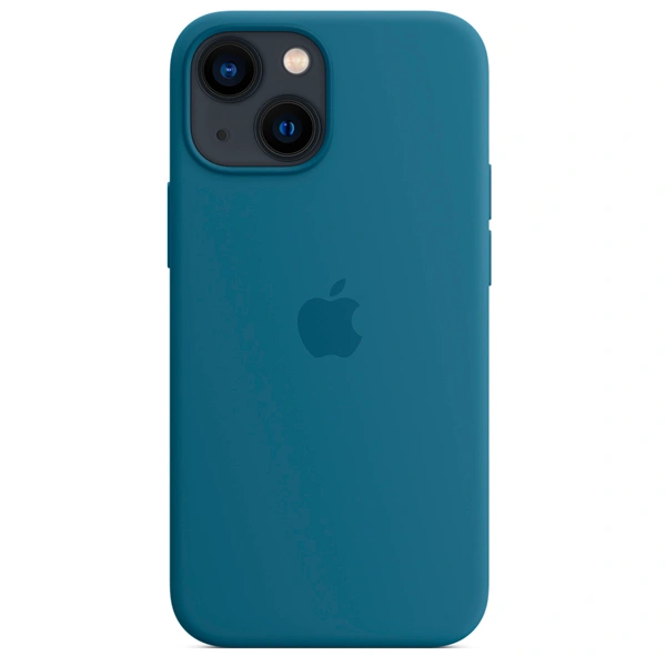 Чехол Apple для iPhone 13 Silicone Case with MagSafe (MM273ZM/A) Blue Jay - фото 2