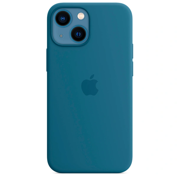 Чехол Apple для iPhone 13 Silicone Case with MagSafe (MM273ZM/A) Blue Jay - фото 3