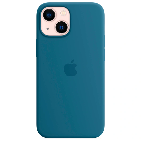 Чехол Apple для iPhone 13 Silicone Case with MagSafe (MM273ZM/A) Blue Jay - фото 4