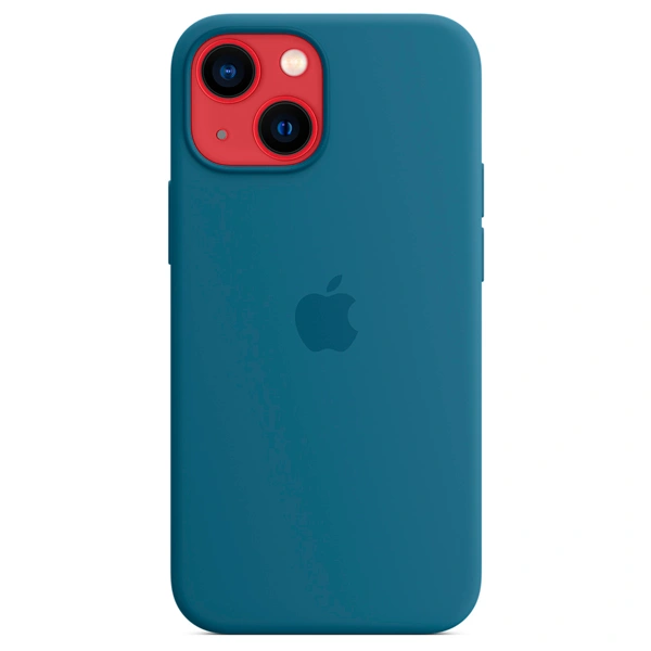 Чехол Apple для iPhone 13 Silicone Case with MagSafe (MM273ZM/A) Blue Jay - фото 5