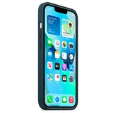 Чехол Apple для iPhone 13 Silicone Case with MagSafe (MM293ZM/A) Abyss Blue - фото 7