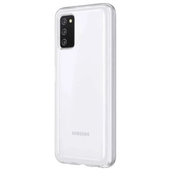 Чехол Samsung для Galaxy A03s Soft Clear Cover (EF-QA037TTEGRU) Transparent - фото 2