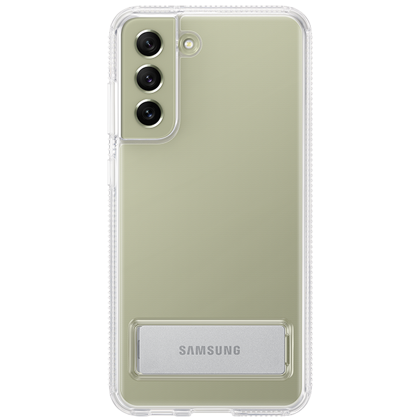 Чехол Samsung для Galaxy S21 FE Clear Standing Cover (EF-JG990CTEGRU) Transparent