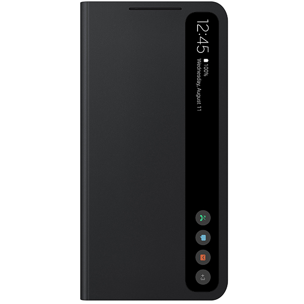 Чехол Samsung для Galaxy S21 FE Smart Clear View Cover (EF-ZG990CBEGRU) Black
