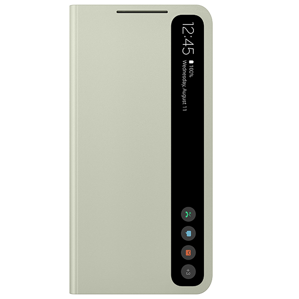 Чехол Samsung для Galaxy S21 FE Smart Clear View Cover (EF-ZG990CMEGRU) Green