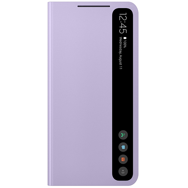 Чехол Samsung для Galaxy S21 FE Smart Clear View Cover (EF-ZG990CVEGRU) Lavender