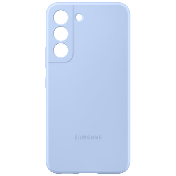 Чехол Samsung для Galaxy S22 Silicone Cover (EF-PS901TLEGRU) Blue